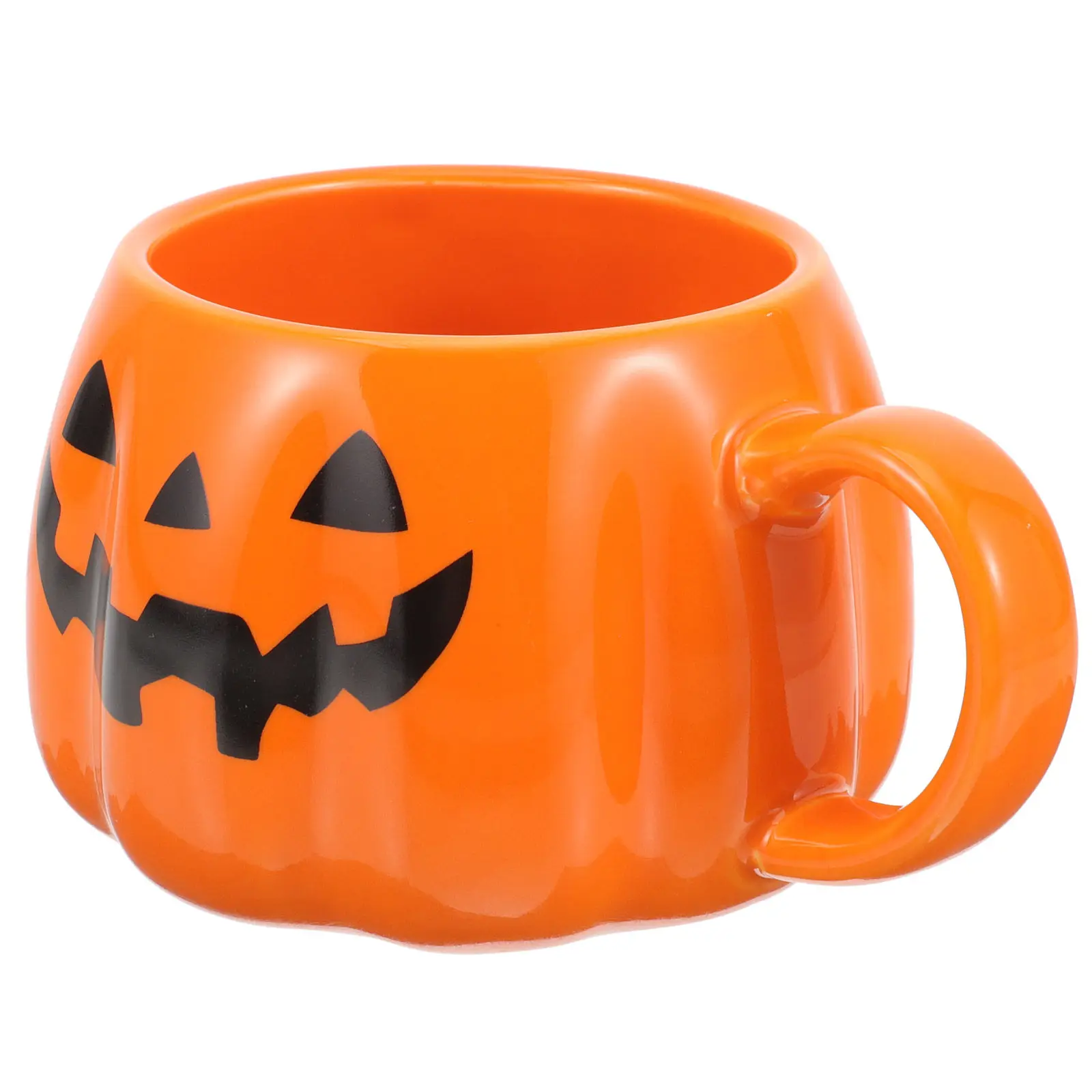 

Керамическая кружка-тыква для Хэллоуина: милая декоративная чашка для кофе, чая, молока и других напитков для дома и офиса