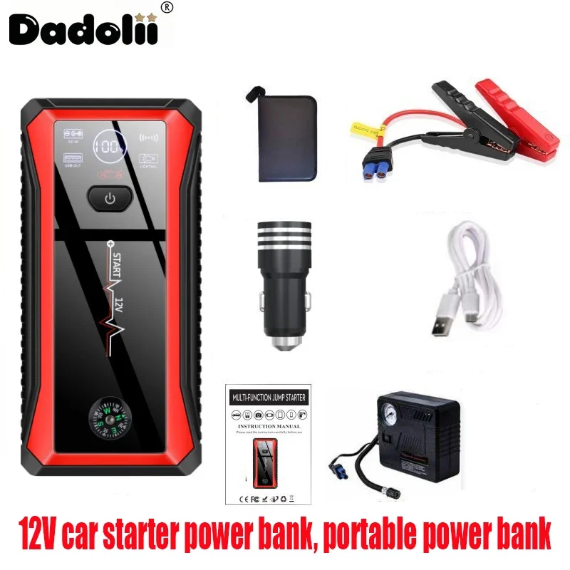 Auto Jump Starter Startapparaat Batterij Power Bank 12V98000mAh Jumpstarter Auto Buster Emergency Booster Autolader Jump Start