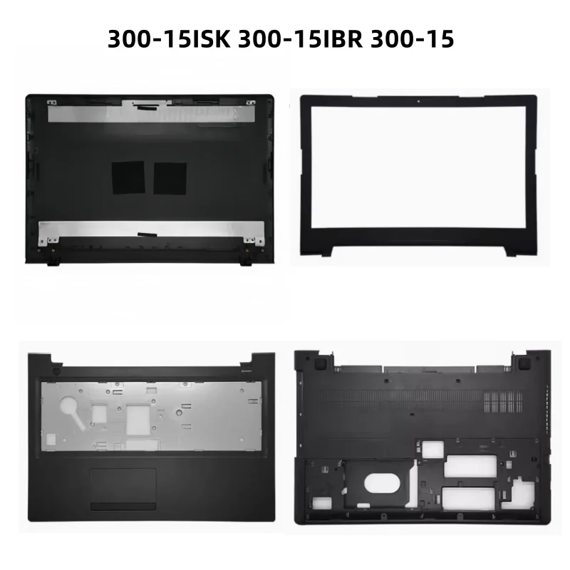 Nueva cubierta trasera LCD, marco frontal, cubierta superior, reposamanos superior e inferior para ideapad 300-15ISK 300-15IBR 300-15