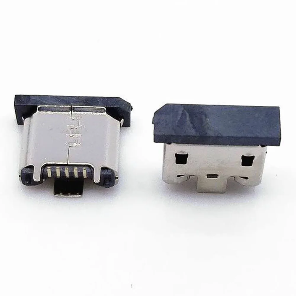 5-20pcs Micro mini USB 5pin female seat 180 degrees jack 5P Vertical Patch Direct plug-in USB Connector Power Socket