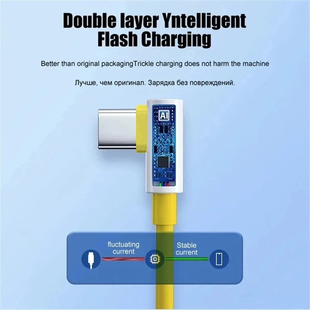 67W USB Charger QC3.0 Fast Charging Phone Charger Power Adapter USB Type C Cable For iPhone Samsung Xiaomi Huawei Wall Charger - náhled 5