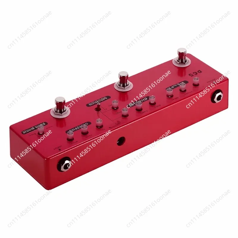 DC5 Delay, Distortion, Excitation, Overdrive, Chorus, 5-in-1, Noise Canceling, Buffered Reverb, Stompbox Guitar