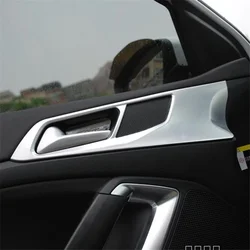 WELKINRY For Peugeot 308 II T9 2nd Generation 2013-2020 Inner Car Door Bowl Handle Speaker Sound Amplifier Cover Trim