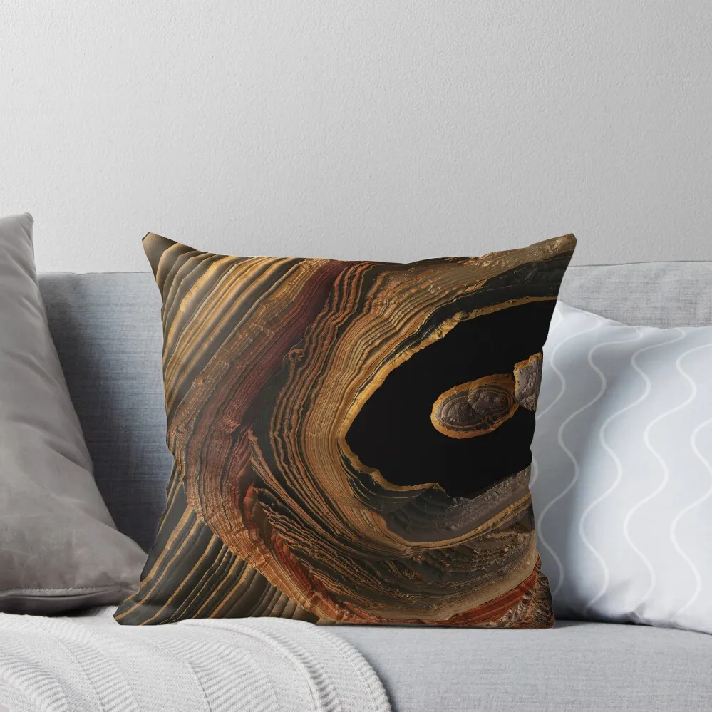 

Tiger's Eye Canyon Throw Pillow autumn decoration covers for pillows Cushion Cover Luxury pillow