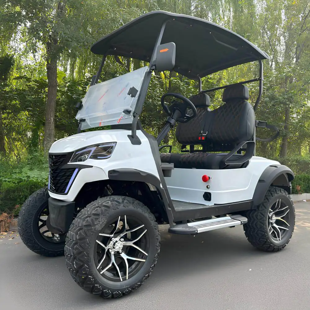 Carrinhos de golfe elétricos offroad de 4 lugares, preços baratos, carro buggy para venda, carros de clube chinês, 6 volts de com carrinho de golfe dobrado