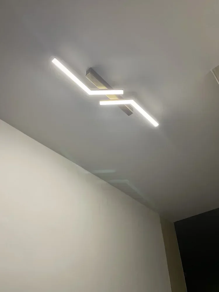 Lampu gantung setrip Led minimalis, lampu pencahayaan lorong koridor balkon langit-langit sederhana Modern kreatif pintu masuk ruang ganti