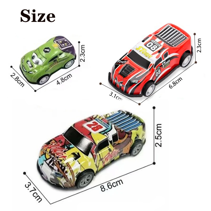 10/20/30 قطعة مجموعة سيارات وشاحنات قابلة للسحب للخلف للأطفال الصغار، مجموعة لعب للفتيات والأولاد، أدوات أكياس جودي للحفلات