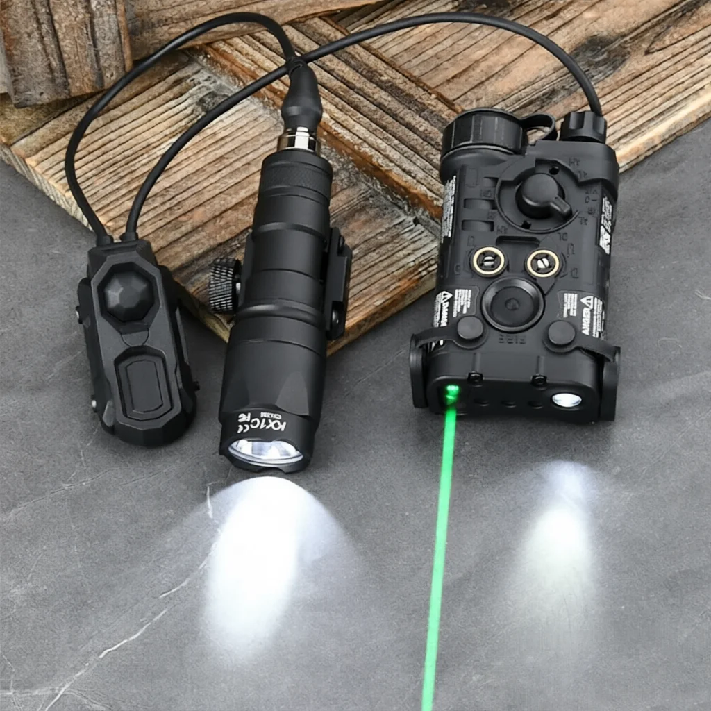 WADSN Tactical NGL3 Red Green Blue IR Laser Sight 300 600 Flashlight AXO Dual Plug Switch Airsoft Hunting Gear