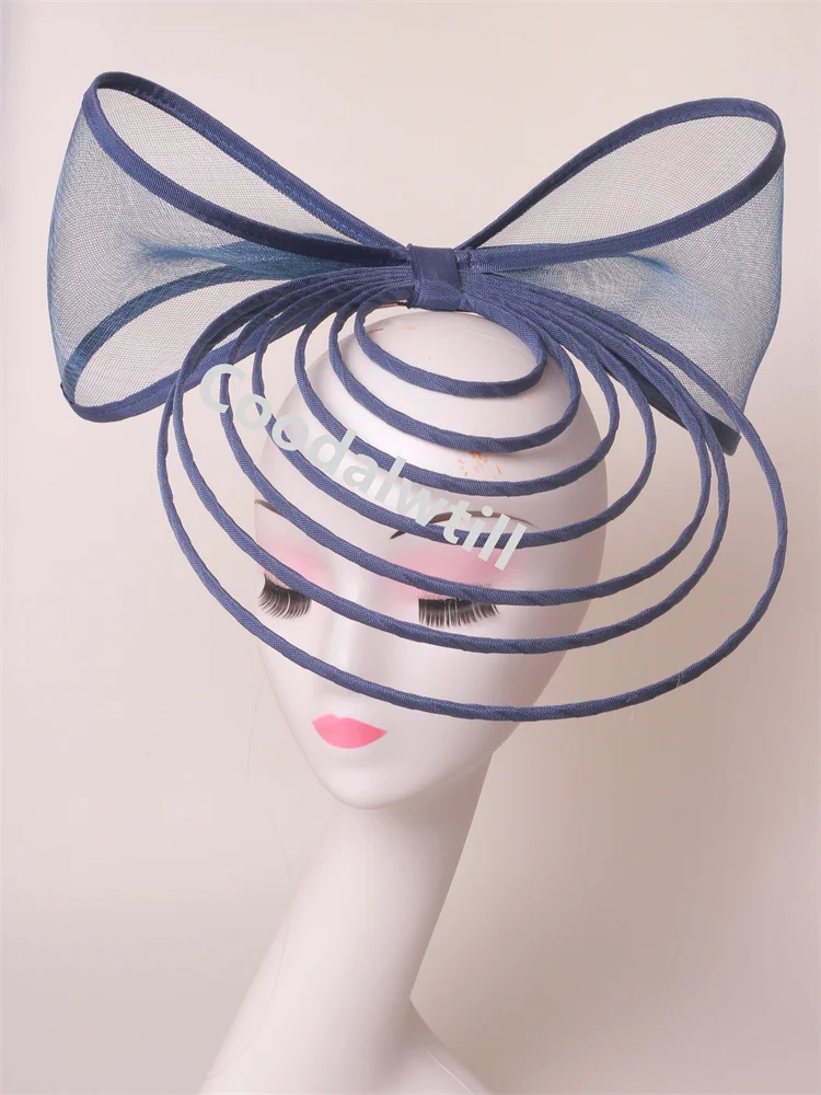 

Amazing Hair Fascinator Derby Women Church Hat Bow Feather Fascinators Hats For Ladies Femme Party Kentucky Hair Accessories
