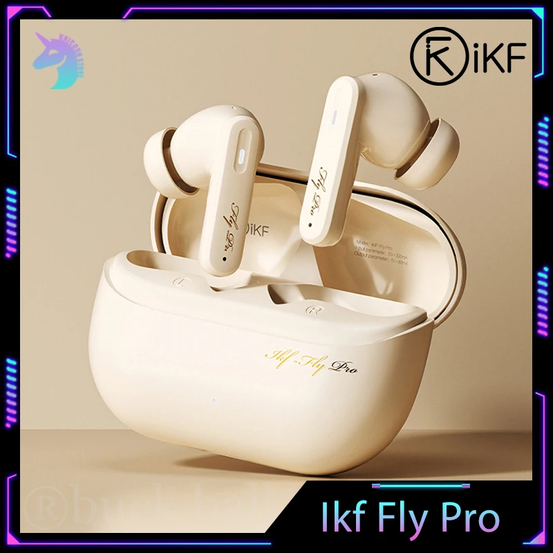 

Беспроводные Bluetooth-наушники Ikf Fly Pro, наушники-вкладыши, наушники-вкладыши с управлением через приложение, наушники с технологией EQ, гарнитура с высокой производительностью, сенсорная музыка «сделай сам»