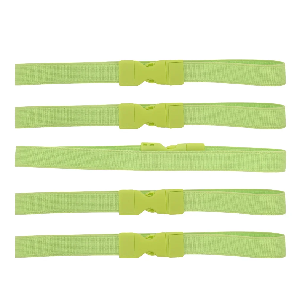 5Pcs Trash Bag Fixing Bands Elastic Adjustable Trash Can Holder Prevent Slipping Reusable Garbage Bin Band for Household Waste