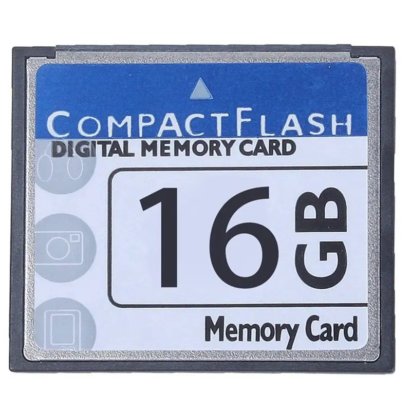 Stylish-3X Professional 16GB Compact Flash Memory Card(White&Blue)