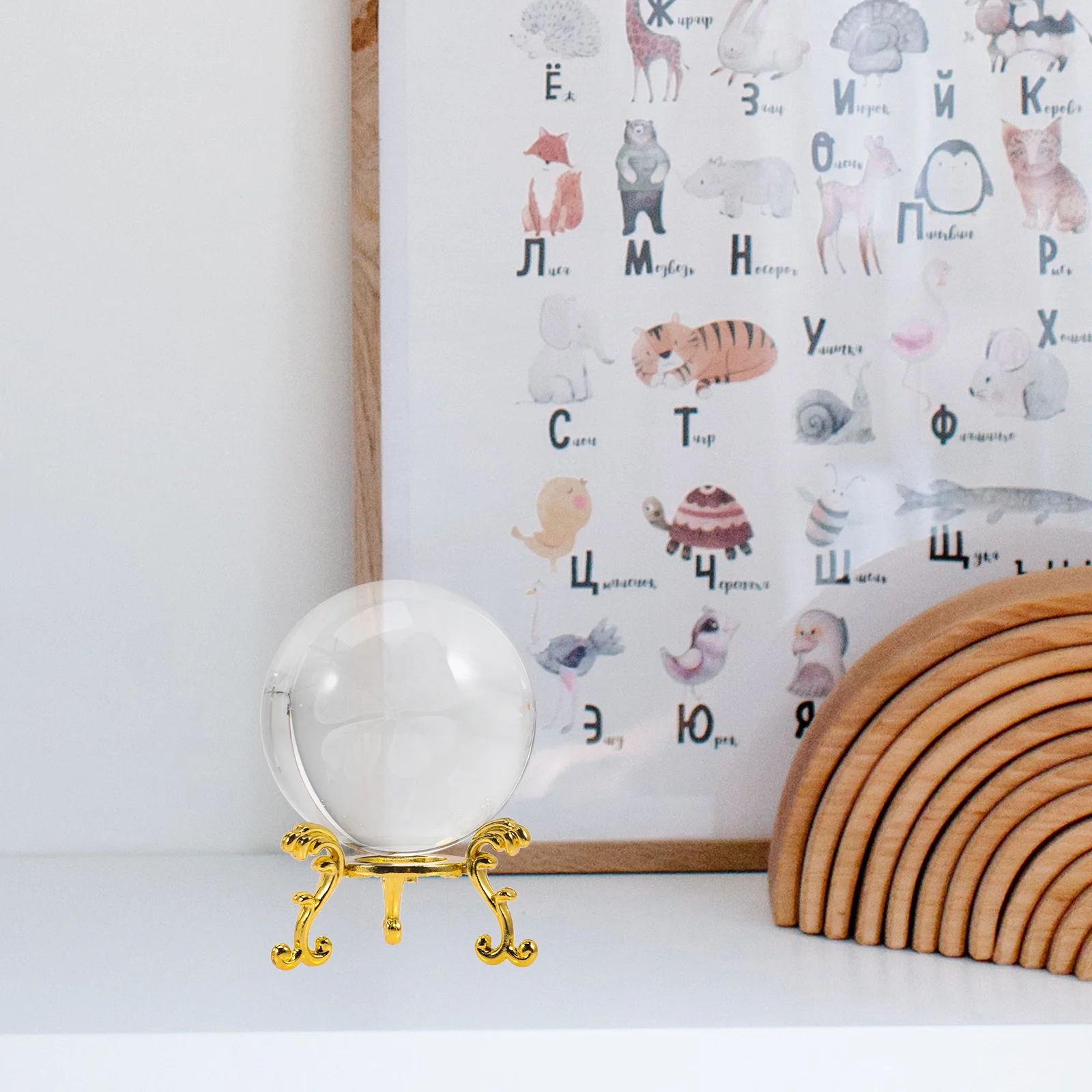 

Crystal Ball Decoration Decorations for Home Shamrock Decorative Balls Craft Globe Decorate Sphere