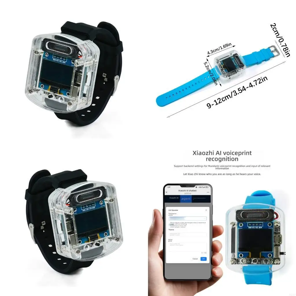 

95AF AI Voice Control Watch Rechargeable DIY Electronics Hobbyist Project