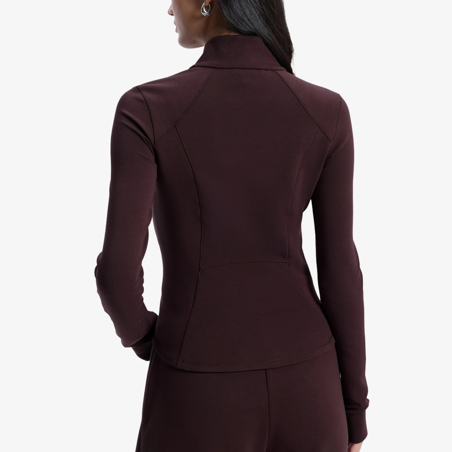 Adidas Authentic Spring Autumn Women's Slim Fit Zipper Stretch Jacket Jacket KU5376