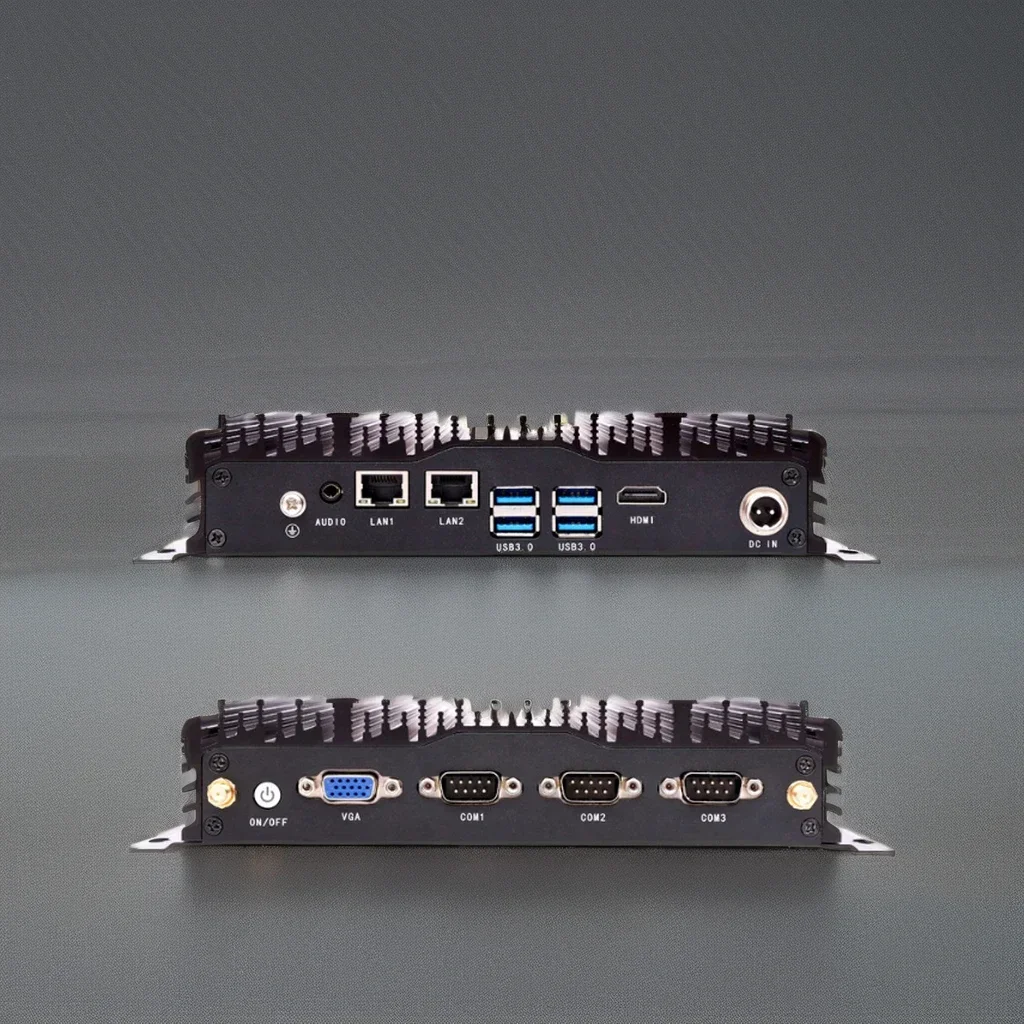 PC industrial integrada IPC de alta estabilidad I5 J1900/ J6214 Computadora industrial para soluciones AGV HMI PC de control de energía y utilidad
