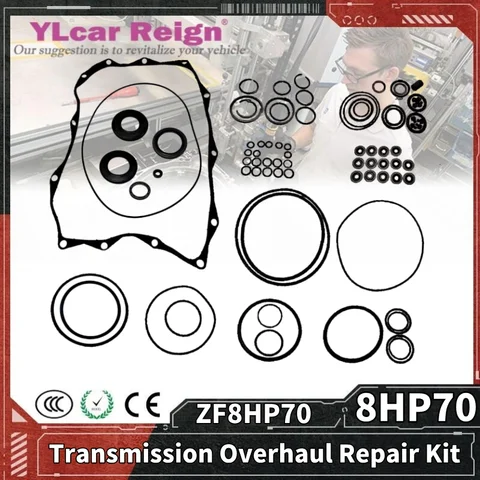 ZF8HP70 8HP70 Automatic Transmission Gearbox Overhaul Rebuild Repair Kit Seals Gasket Fit O-rings 0HK For LAND ROVER JAGUAR