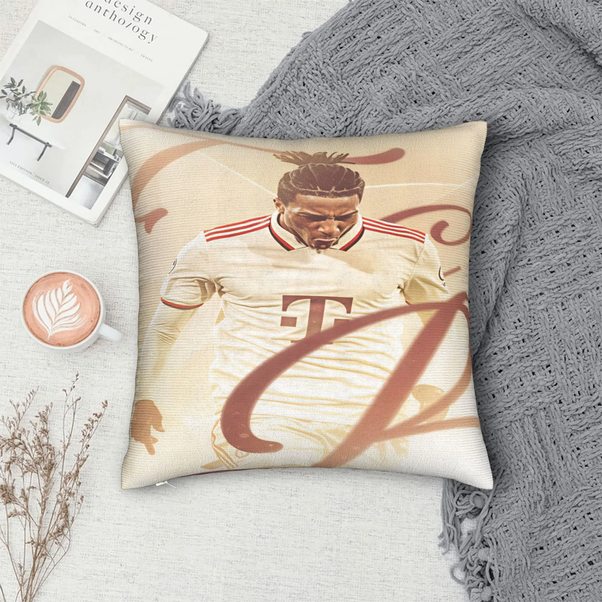 Red Leftfoot Wizard Michael Olise  Pillowcases  Fashion Pillow Case For Couch Sofa Bedroom Soft Pillow Cover