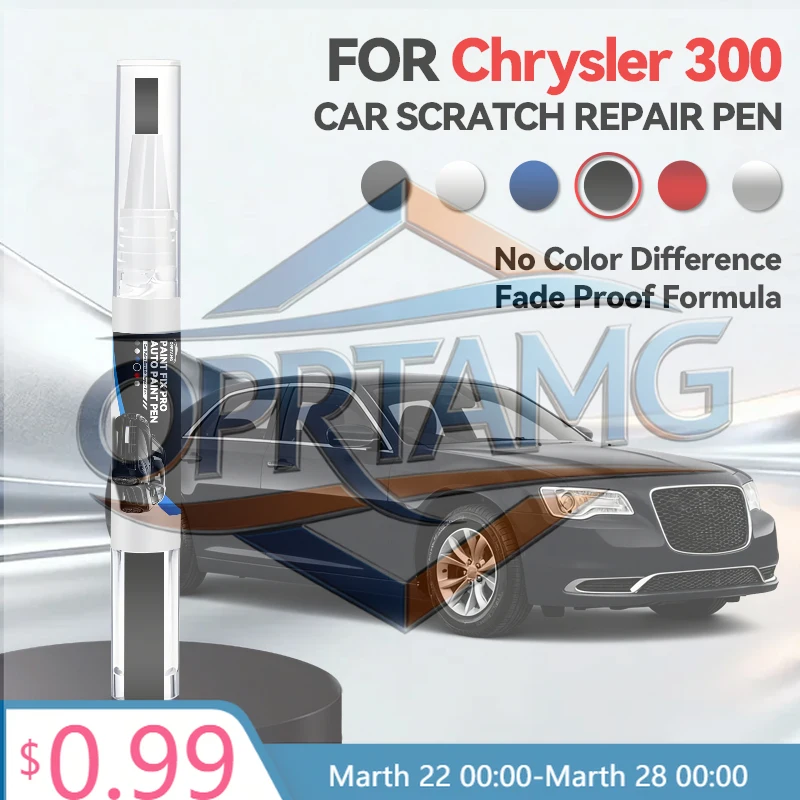 

Новинка 2026: Ручка для ремонта лакокрасочного покрытия автомобиля, для Chrysler 300 2005-2023, аксессуары для устранения царапин, серебристый PSC, белый PW