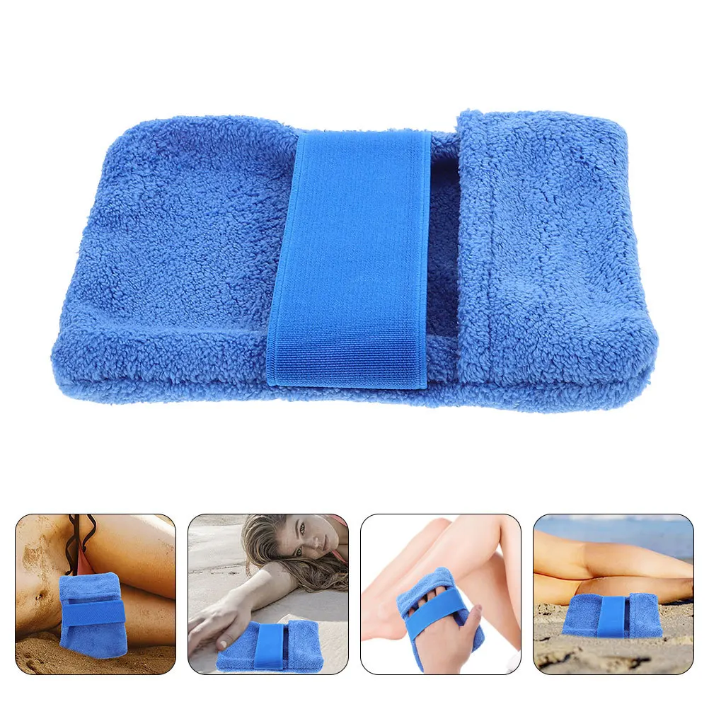 قفاز مزيل لإزالة الشاطئ، منظف محمول قابل لإعادة الاستخدام، قفاز مسح رمل الشاطئ للاستخدام الخارجي