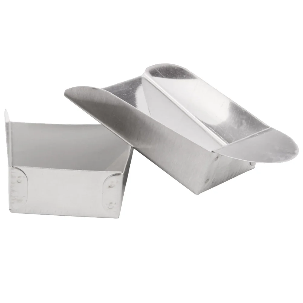 

2 Pcs Jewelry Shovel Stainless Steel Bead Storage Tool DIY Accessories Making Diamond Scoop Wear Resistant Anti Rust Small Size