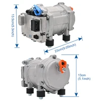 Compresseur électrique universel 404 pour voiture, climatisation et chauffage 12V/24V pour camion, unité de climatisation pour camping-car 2