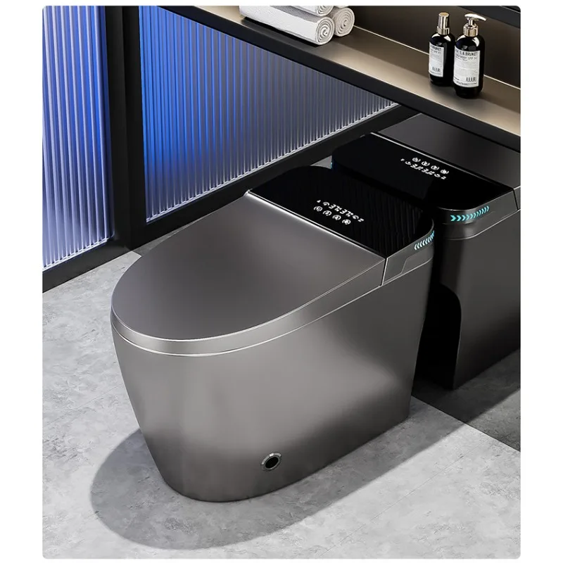 Household color smart toilet automatic butt washing integrated no water pressure limit siphon toilet