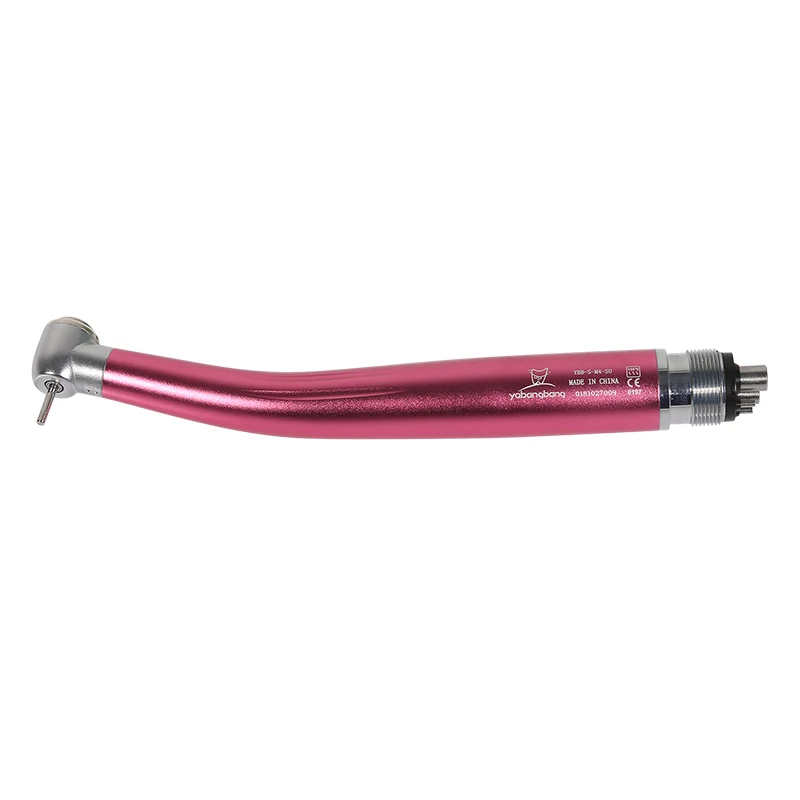 

Pink vibration free autoclavable waterproof Single water spray Standard head high speed den tal turbine handpiece