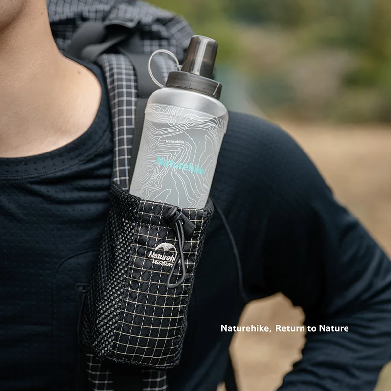 Naturehike 500mml Outdoor Sport Camping Running Sport Bicycle Soft Water Bottle Folding TPU Soft Flask Hiking Water Bag - view 3