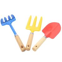 3 PCS Gardening Shovel Set Trowel Plants Cultivator Hand Indoor Tools Rake Spade Kit