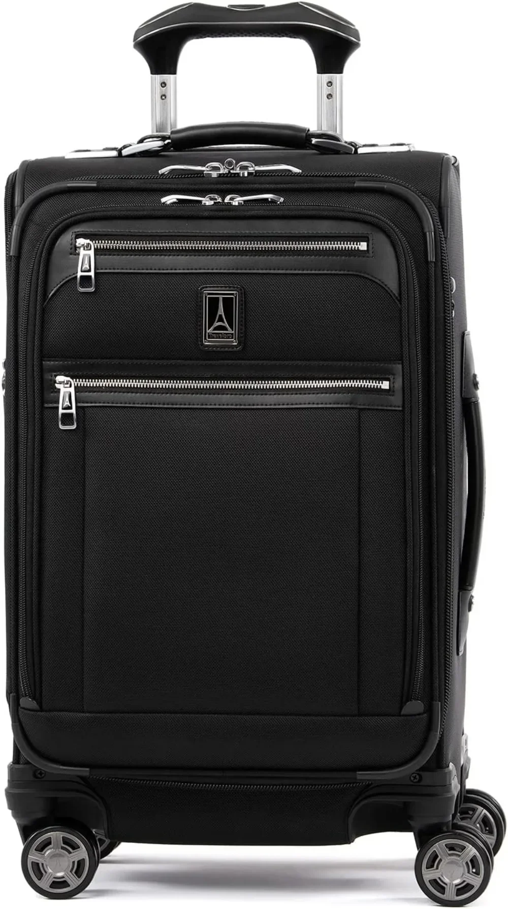 

Carry-on luggage, 8-wheel rotating suitcase, USB port, suit, men and women, shaded black, carry-on 21 inches