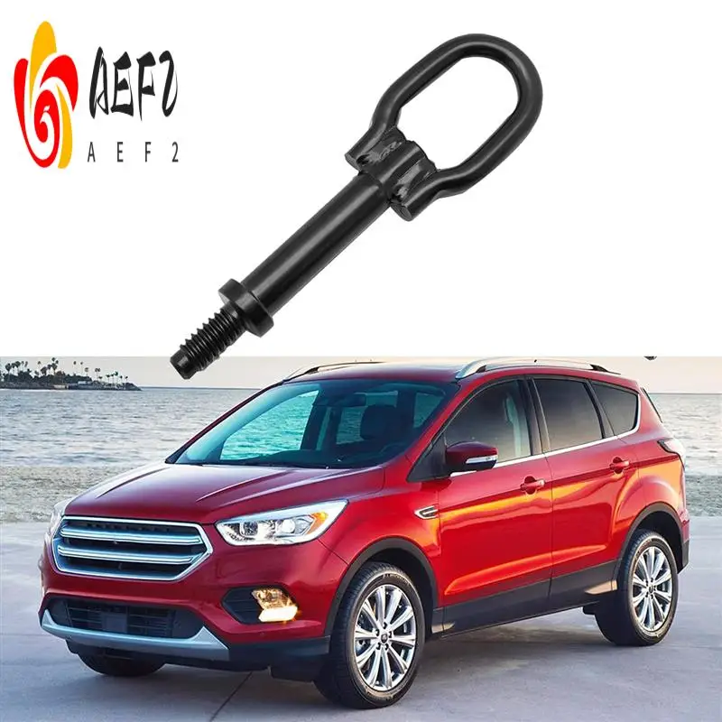 

AEF2-Front&Rear Tow Hook Recovery Towing Hook Parts Accessories For 2013-2021 Ford Escape Focus Fusion Mustang 6M2Z-17A954-A, 17