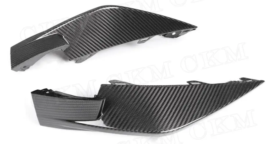 Dry Carbon Fiber Car Accessories Front Bumper Lip Splitters Canards For BMW 3 4 Series G80 M3 G82 G83 M4 2021 UP