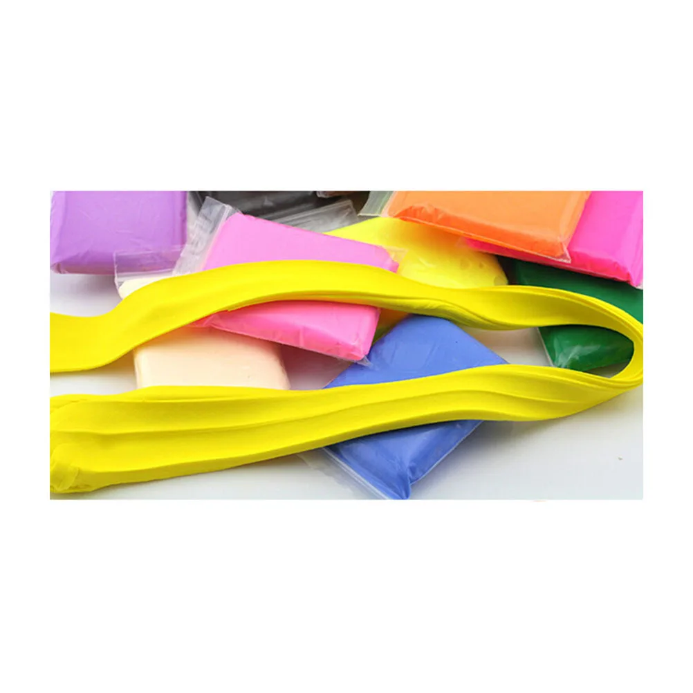 

Ultra Light Modeling Clay Colorful Kids DIY Crafts White Nonstick Smooth Educational Activities Clay