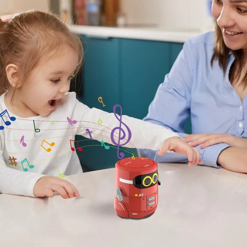 Robot parlante inteligente para niños, Robot interactivo parlante inteligente, juguetes para mascotas, juguete educativo con Control de voz, Robot para niños con tacto