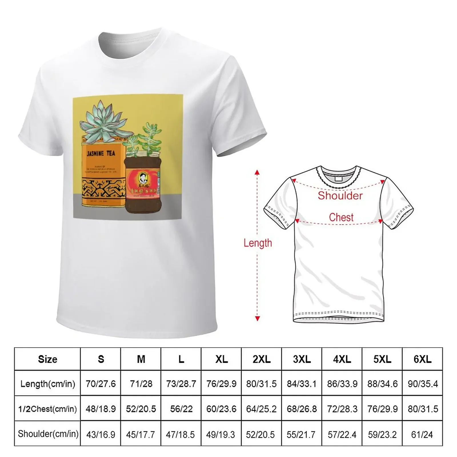 Asian Pantry Planters T-Shirt customs kawaii clothes t shirt for men