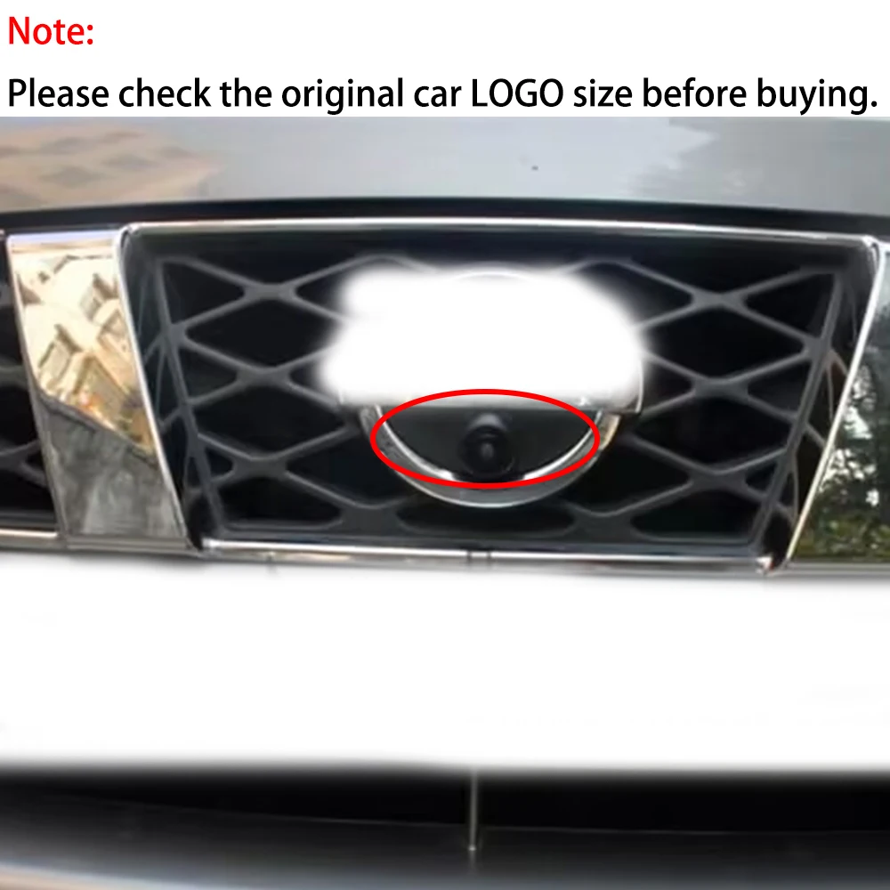 ZJCGO Front View LOGO Parking Camera AHD 1080P Night Vision for Nissan Maxima Lannia Leaf Micra Nissan Maxima Lannia Leaf Micra