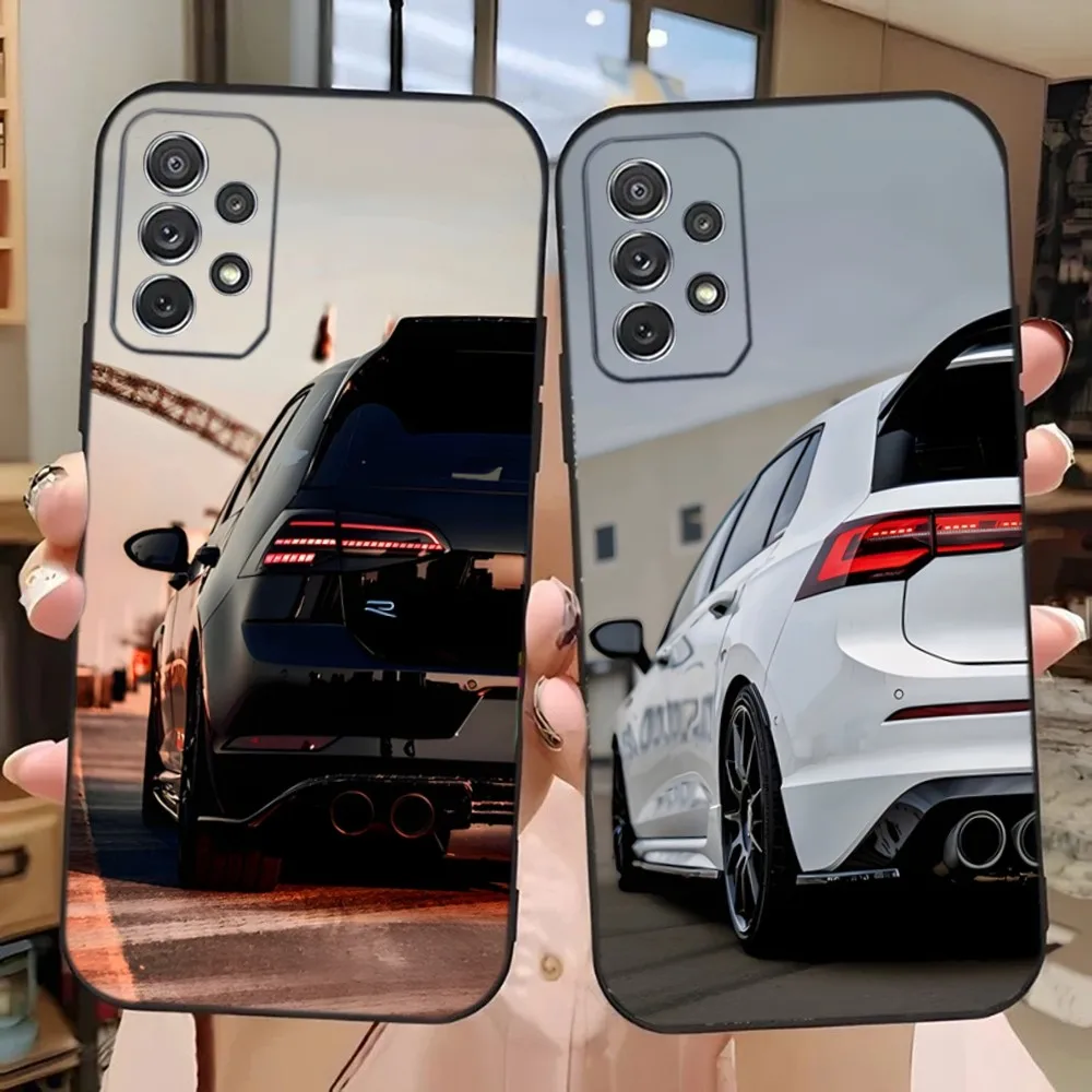 Car V-Volkswagen-Golf VW  Phone Case For Samsung Galaxy A13,A21s,A22,A31,A32,A52,A53,A71,A80,A91 Soft Black Phone Cover