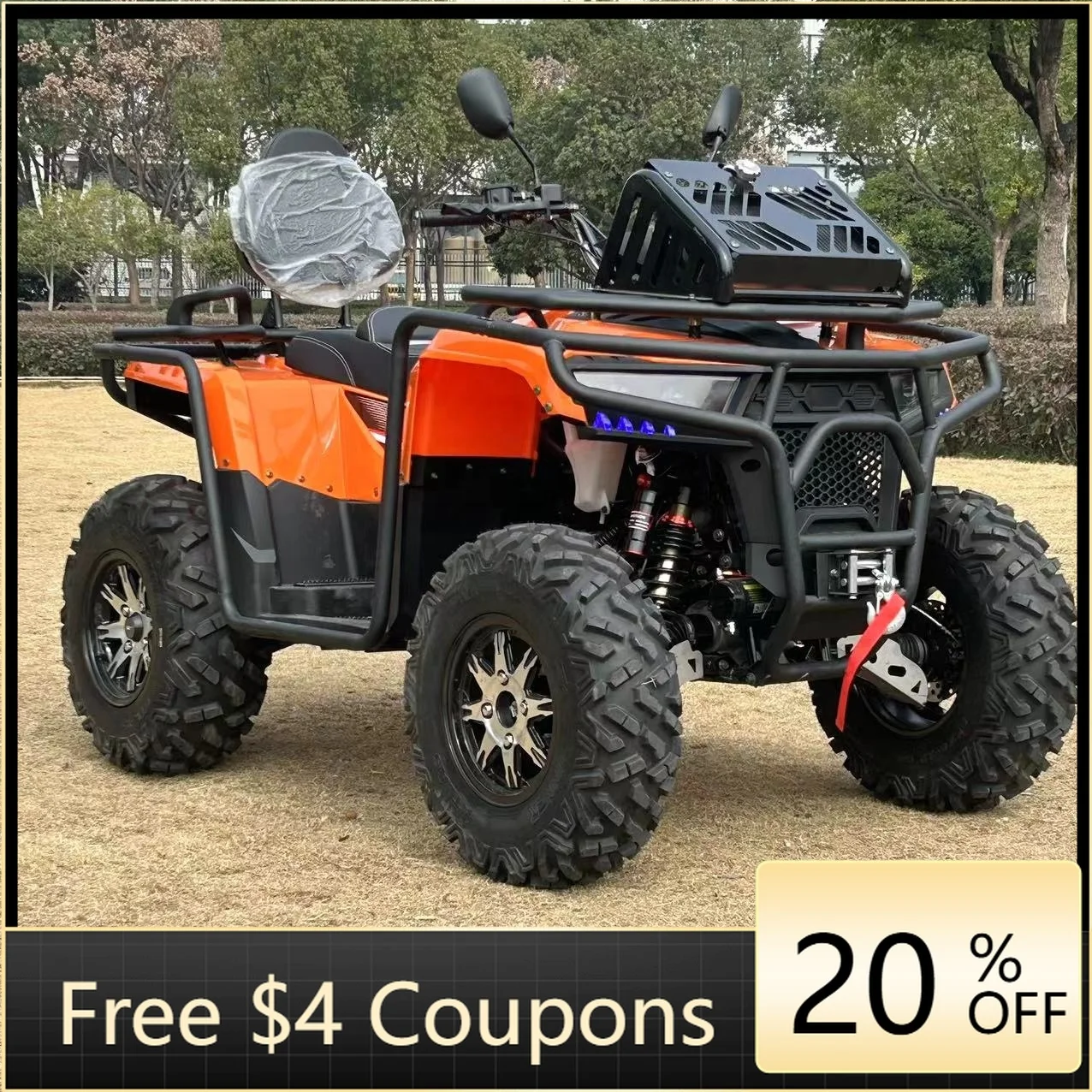 yzhgbATV all-terrain four-wheel off-road motorcycle 520c four-stroke four-wheel drive differential lock ATV automatic transmissi