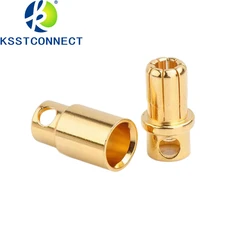 GC8010 5pairs 8.0mm Gold Plated Bullet Connector for RC battery ESC Plug