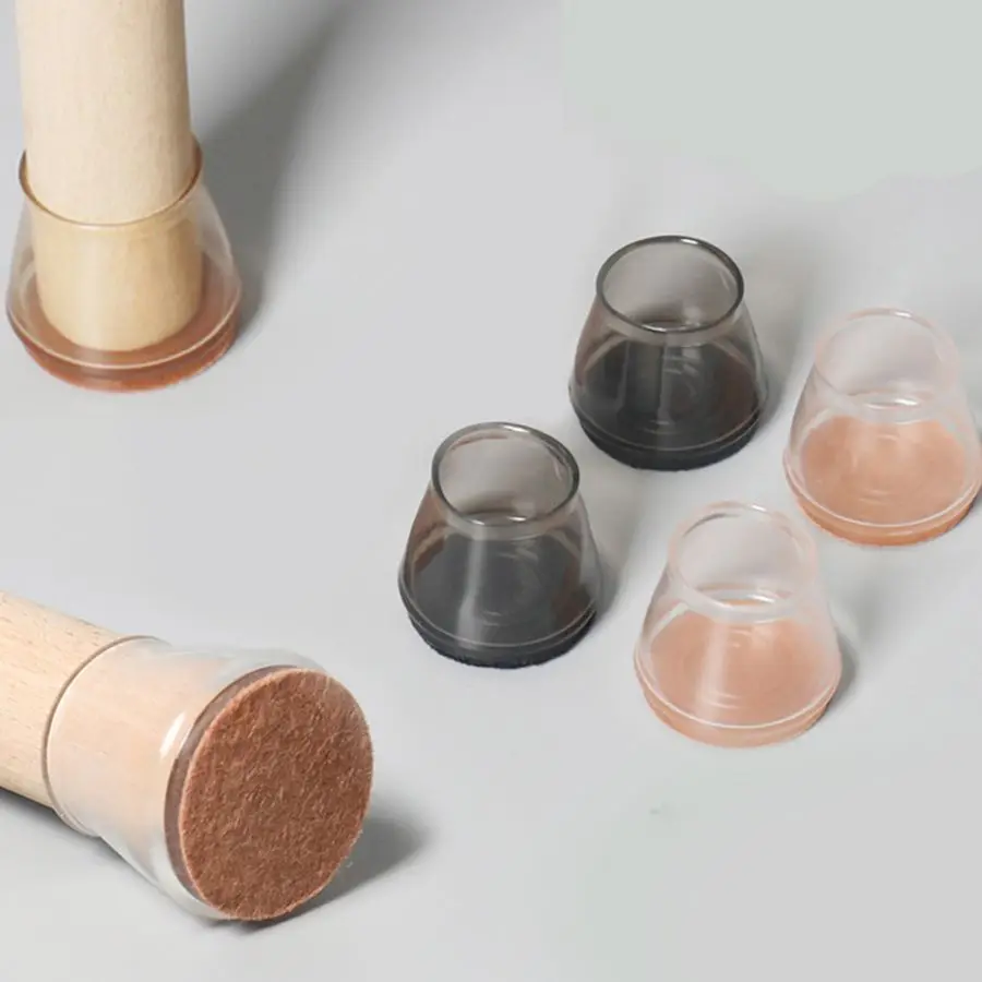 

Chair transparent foot pad silent wear-resistant table and chair cover table leg foot cover protective cover silicone