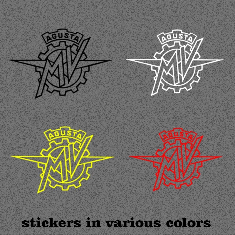 

1PC Multi-Color MV Agusta Emblem Stickers – Waterproof Vinyl Decals for Motorcycle Body & Car Exterior Decor