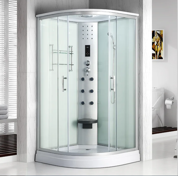 

Integral shower room Integral bathroom Bath room Tempered glass steam