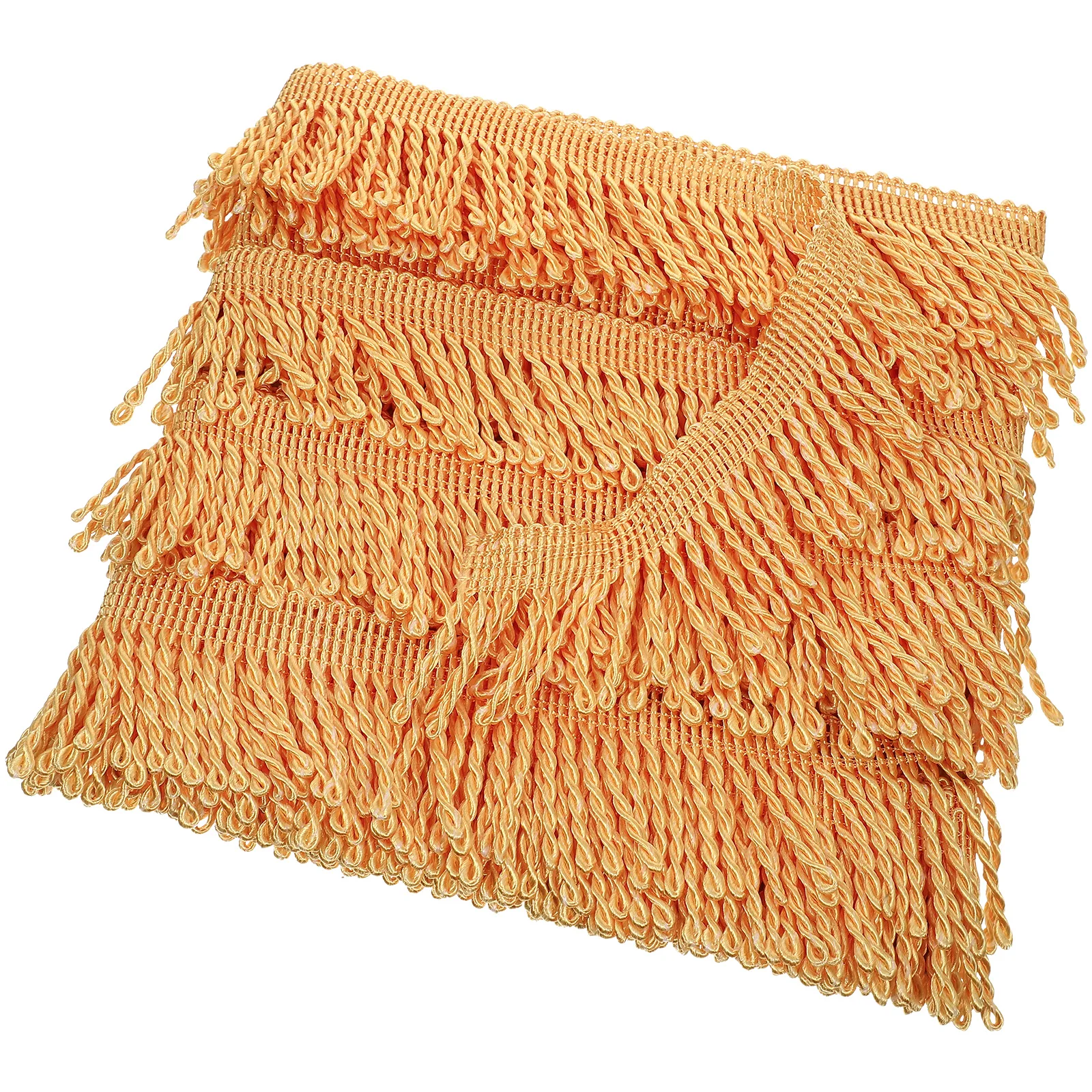 

Curtain Decoration Tassels Fringe Trim Polyester Woven Edging Fabric for Curtains