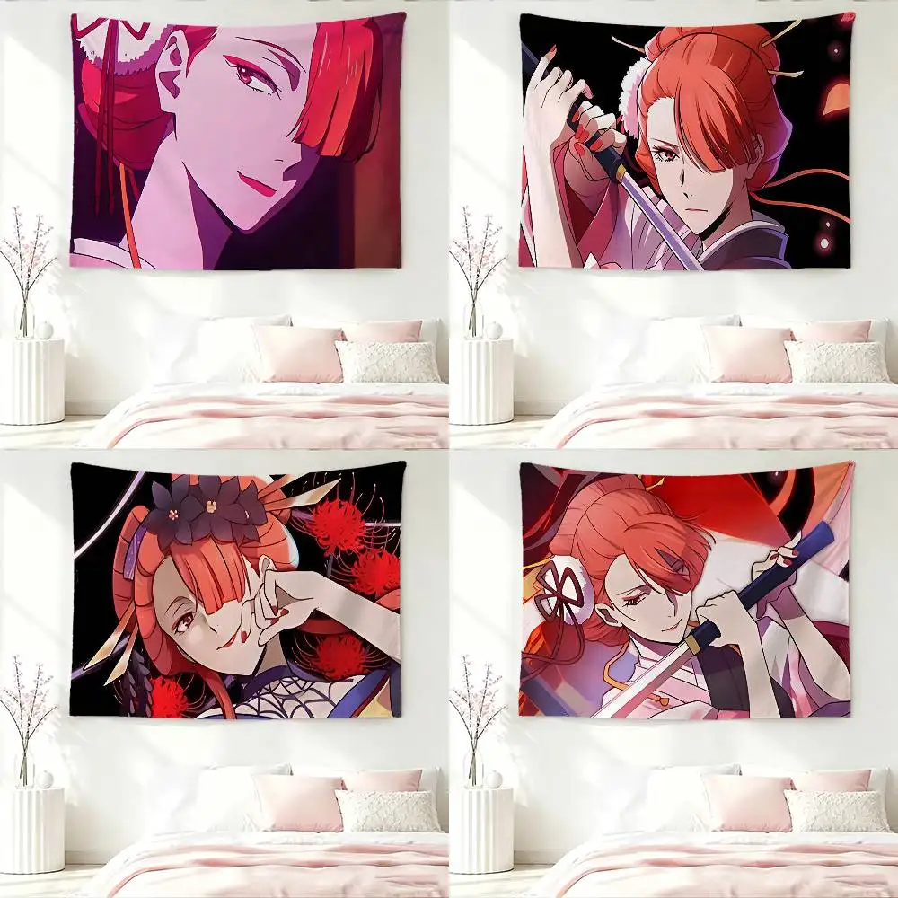 K-Koyo Ozaki B-Bungo Stray Flags Wall Hanging Background Art Banner for Bedroom Home Outdoor Decor