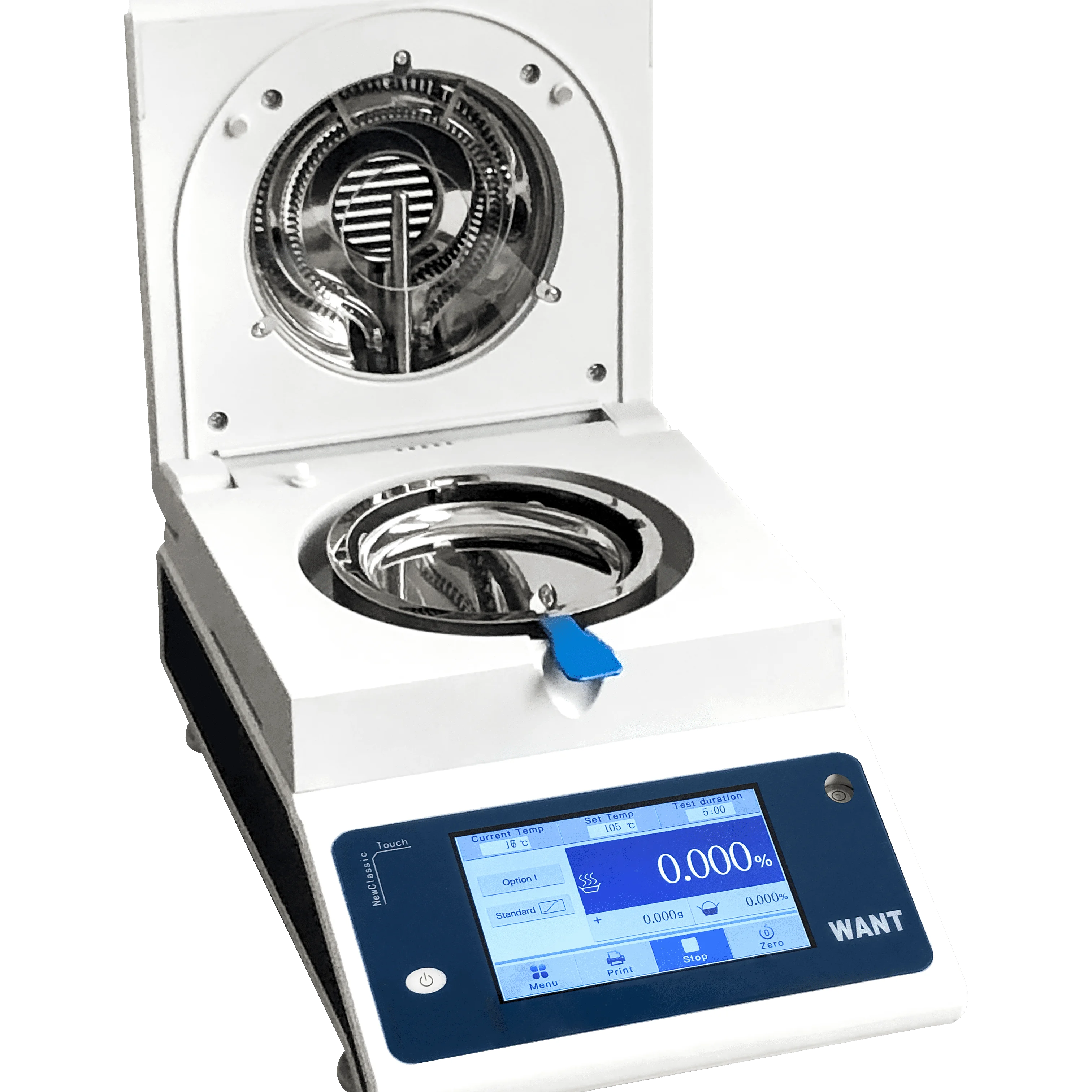 MB-T Series 120g 1mg 5mg 10mg Halogen Moisture Analyzer for Che mi cals Grain Mineral Biological Products Food