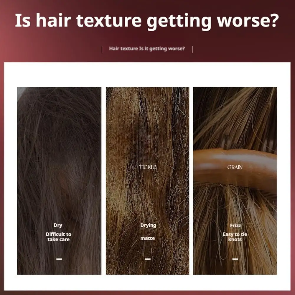 كبسولات الزيوت العطرية لرائحة الورد، نبات الكيراتين للشعر الجاف المرن، زيت معقد لإصلاح الشعر الجاف التالف، العناية بالشعر الأنثوي