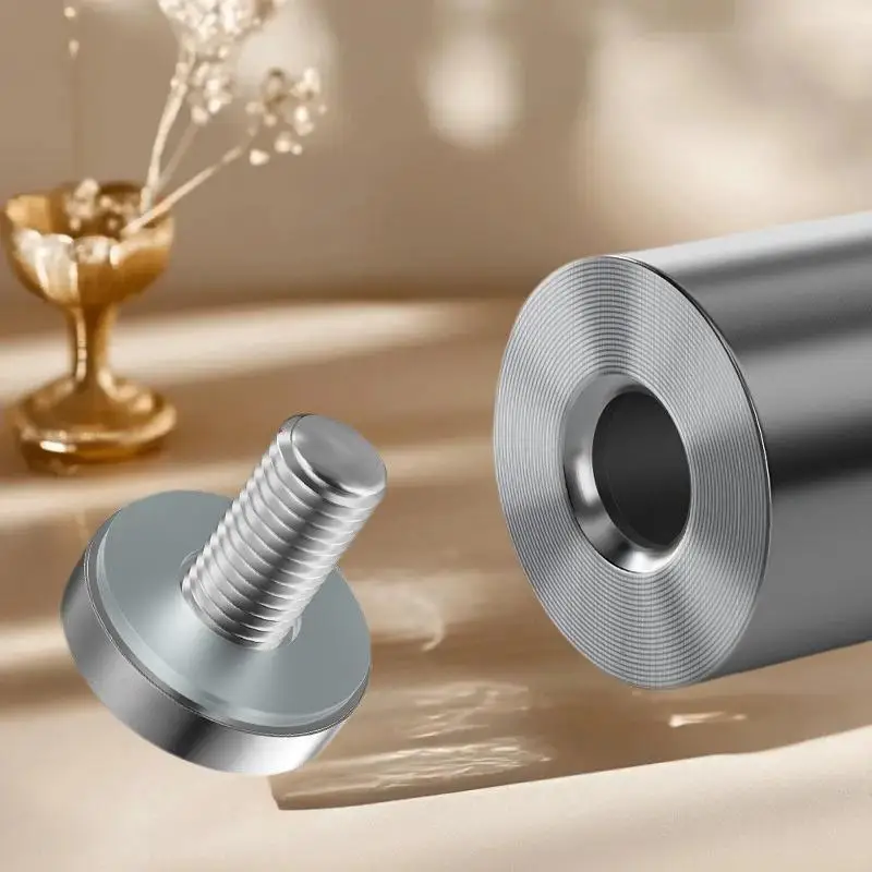 2/4PCS Glass Fasteners 16/19/25/40mm Stainless Steel Acrylic Advertisement Standoffs Pin Nails Billboard Fixing Screws Hardware