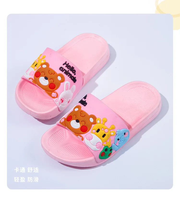 2026 Cartoon Kinderpantoffeln Jungen Mädchen Freizeitschuhe Flache Strand-Wasserschuhe Indoor Weiche Niedliche Flip-Flops für Jungen Mädchen – Detail 16