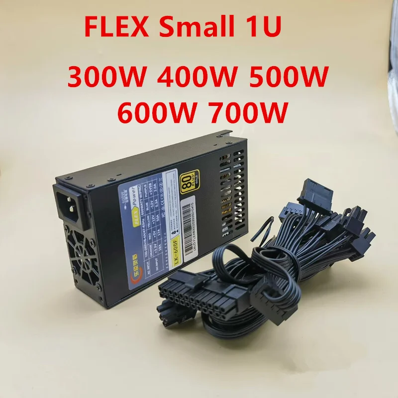 New PSU For ITX FLEX Small 1U K39 300W 400W 500W 600W 700W Power Supply LK-300F LK-400F LK-500F LK-600F LK-700F